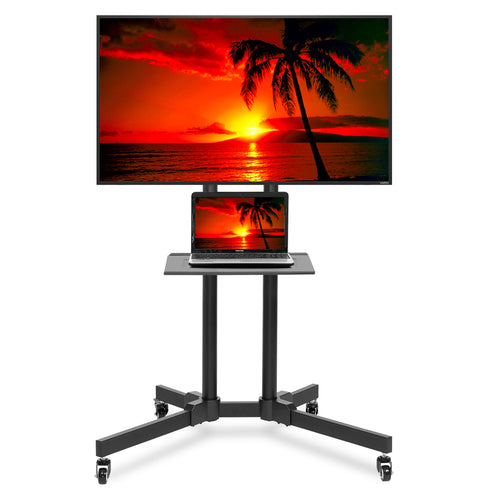 Mobile Stand with Wheels for 32-65-in TV
